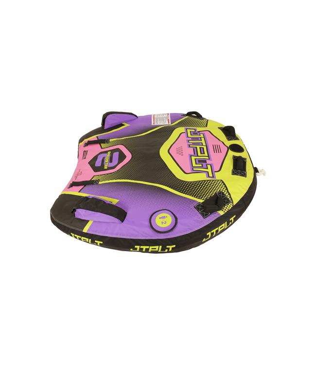 Jetpilot Speedster 2 Person Ski Tube underside showing nylon base and reinforced tow point