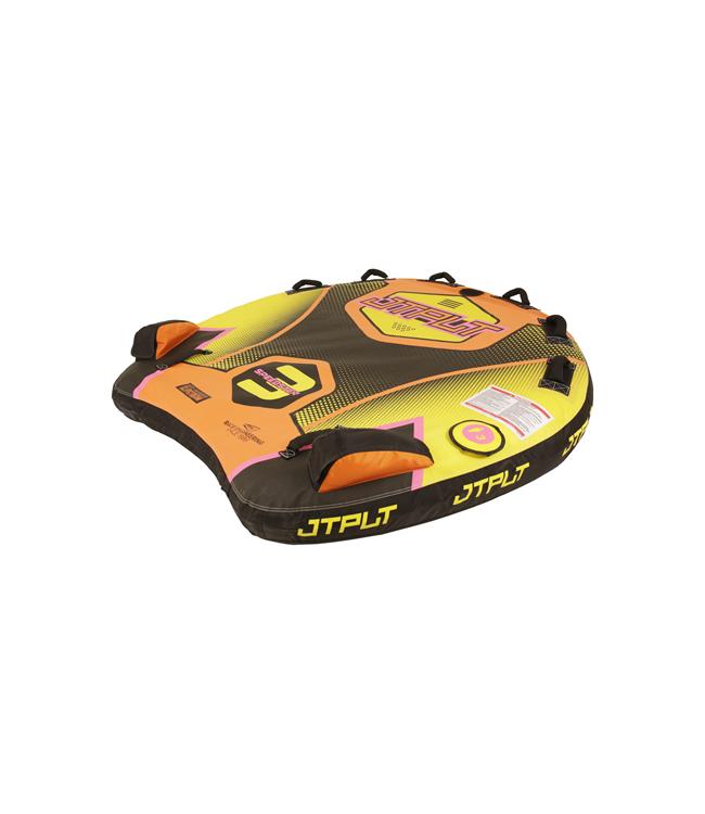 Jetpilot Speedster 3 Person Ski Tube underside showing nylon base and reinforced tow point