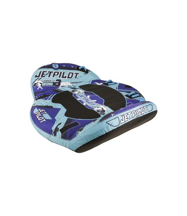 Jetpilot Hyper Wing 3 Person Ski Tube underside showing nylon base and reinforced tow point