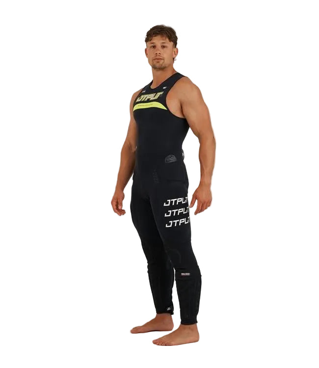 Jetpilot RX Vault Protech Black Mens Race John Wetsuit side profile sleeveless john cut