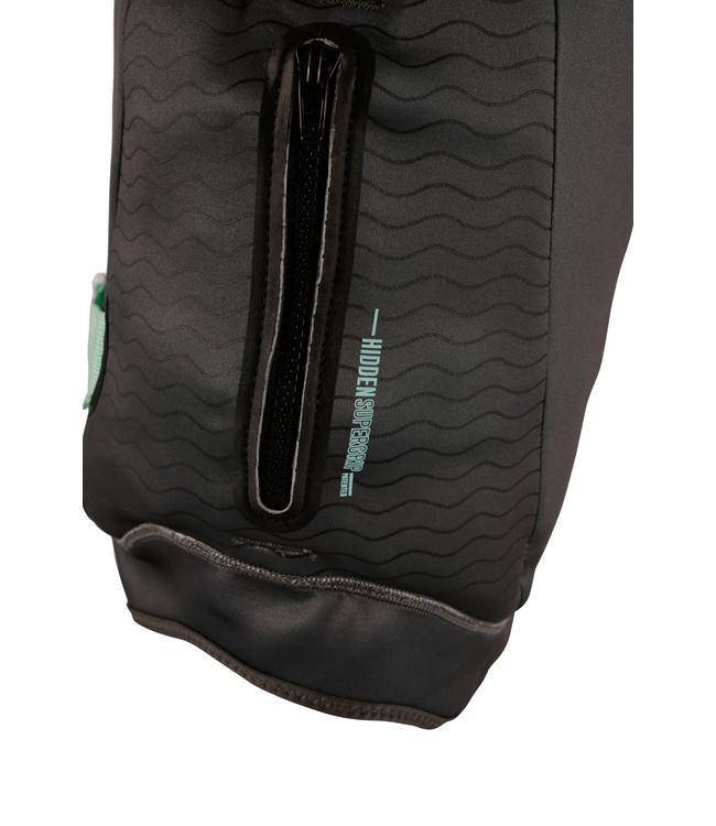 Jetpilot Cause Teal Womens Life Vest alternate angle showing chest panel female construction