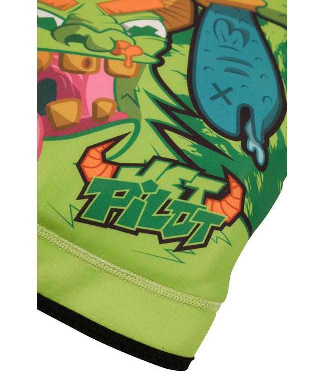 Jetpilot Cause Green Boys Life Vest side profile showing youth fit and side entry zip