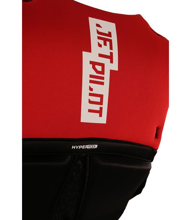 Jetpilot 3SXTY Hyperflex Red Unisex Life Vest alternate angle showing hyperflex panel design