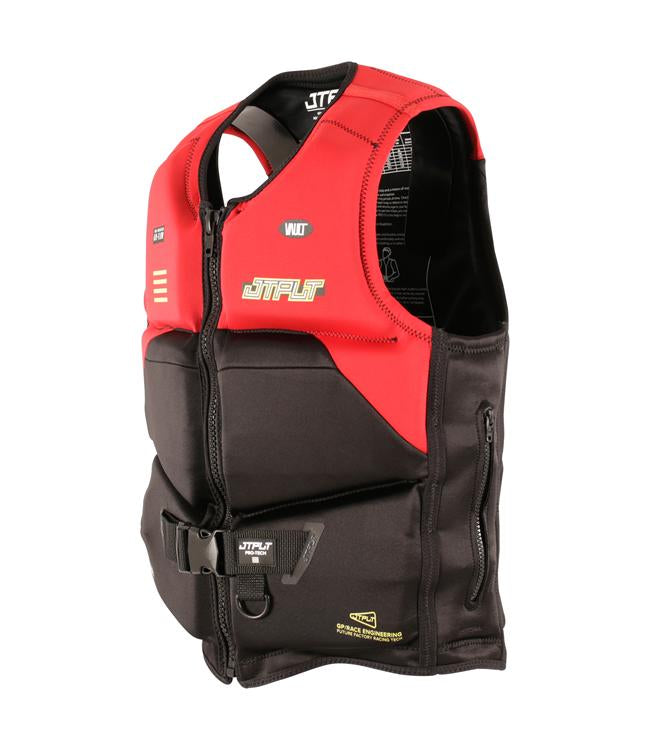 Jetpilot RX Vault Protech Red Mens Life Vest front view Level 50 PFD 2 certified race neoprene vest