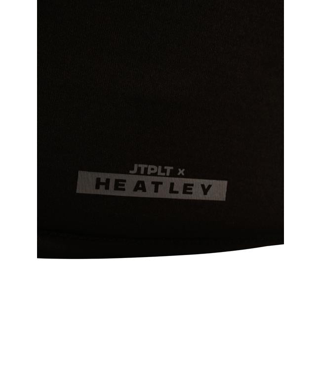 Jetpilot X Heatley Black Mens Life Vest alternate angle showing artist edition graphic detail