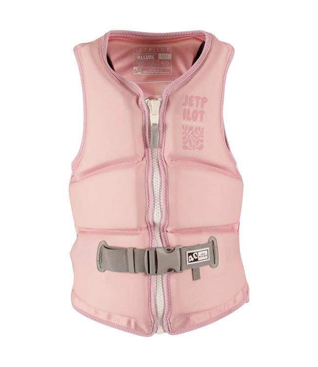 Jetpilot Allure Pink Womens Life Vest front view L50S PFD 3 certified neoprene female-fit vest