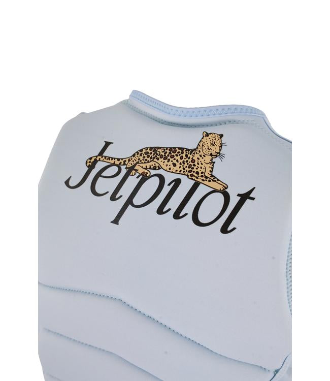 Jetpilot Zahra X1 Ice Blue Womens Life Vest alternate angle showing chest panel female-specific fit
