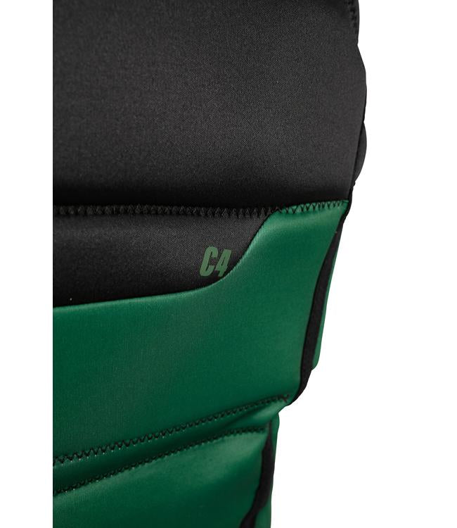 Jetpilot C4 Army Mens Life Vest alternate front angle showing chest closure detail