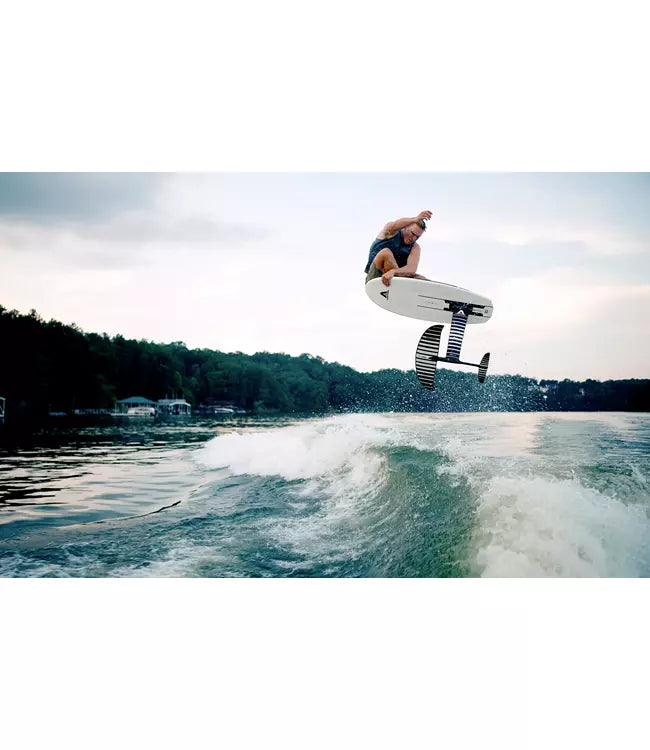 Noah Flegel foiling aerial action shot