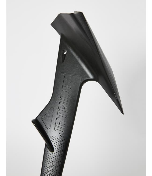 Jetpilot Black Plough Anchor side angle showing weighted plough nose and shank construction