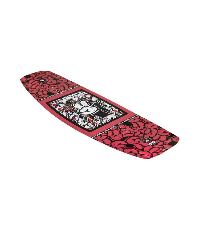 Liquid Force Holiday FS Kids Wakeboard - angled studio view showing the outline and rails