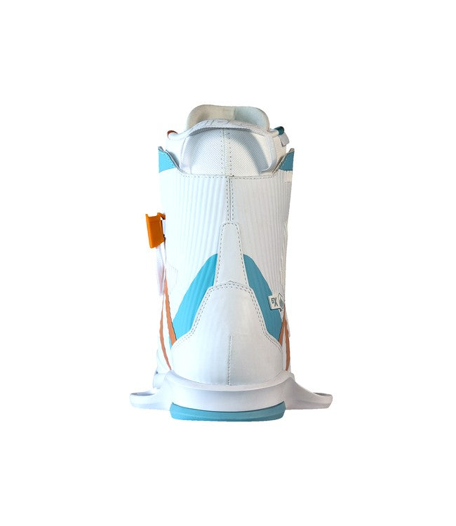 Liquid Force Vertex 6X Wakeboard Boots - studio view showing the cuff articulation and flex