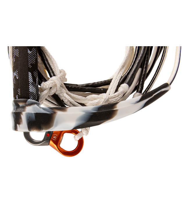Ronix Recon Bimini Quick Connect Surf Rope - inset showing R8 PVC-coated Dyneema mainline construction