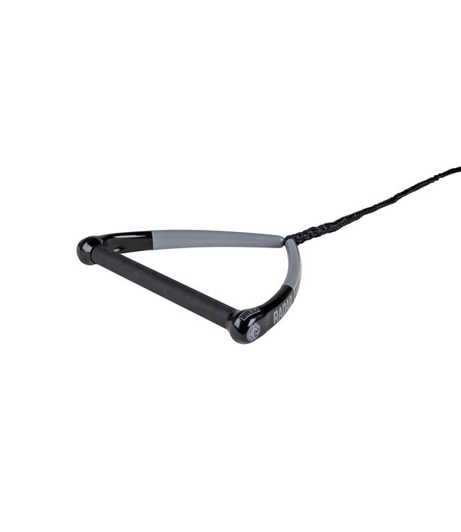 Radar Control BarLock Pro Slalom Handle - alternate angle showing the bar profile and rope attachment