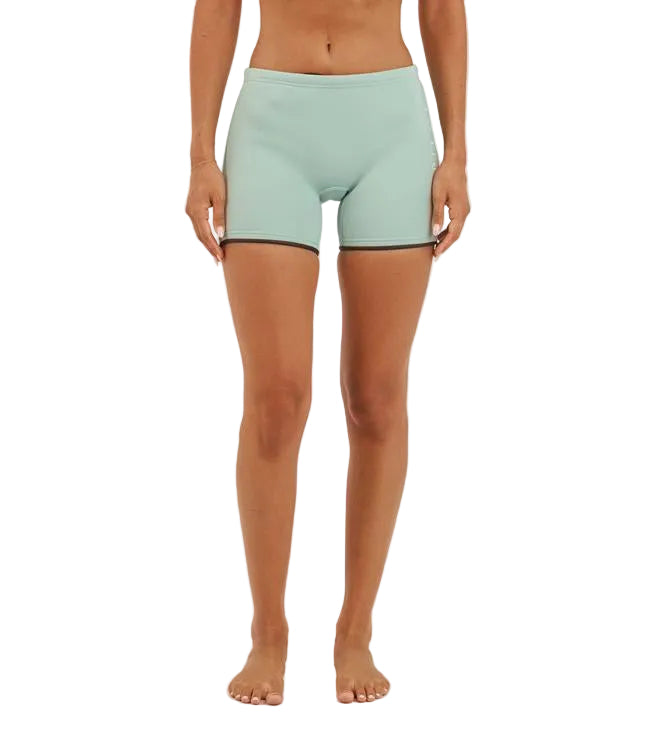 Jetpilot Corp Sage Ladies Neo Shorts 5 inch front view 360 Stretch neoprene wetsuit short