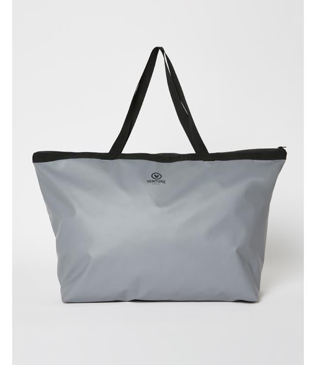 Jetpilot Venture 70L Grey Oversize Tote detail of detachable mesh insert for damp wet kit