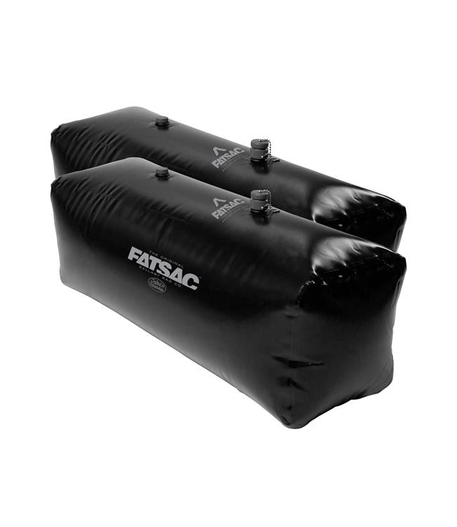 Fatsac V-Drive Ballast Bag Pair black colourway shown shaped to fit v-drive rear lockers