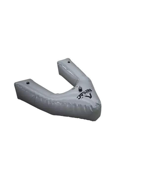 Fatsac Integrated Bow Sac High Flow grey ballast bag with 1.5 inch hose fittings for faster fill rates