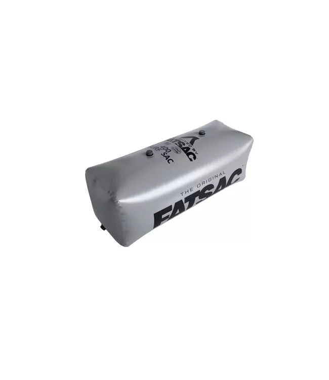 Fatsac V-Drive Wakesurf Sac 400lb grey alternate view showing the bag laid flat with seam detail