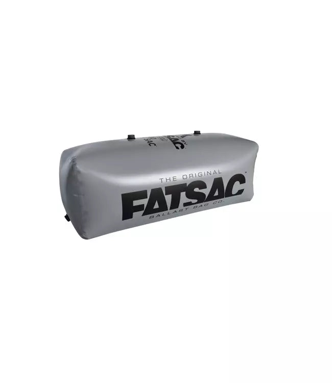 Fatsac V-Drive Wakesurf Sac 400lb grey wakesurf ballast bag shaped for v-drive boat rear compartments