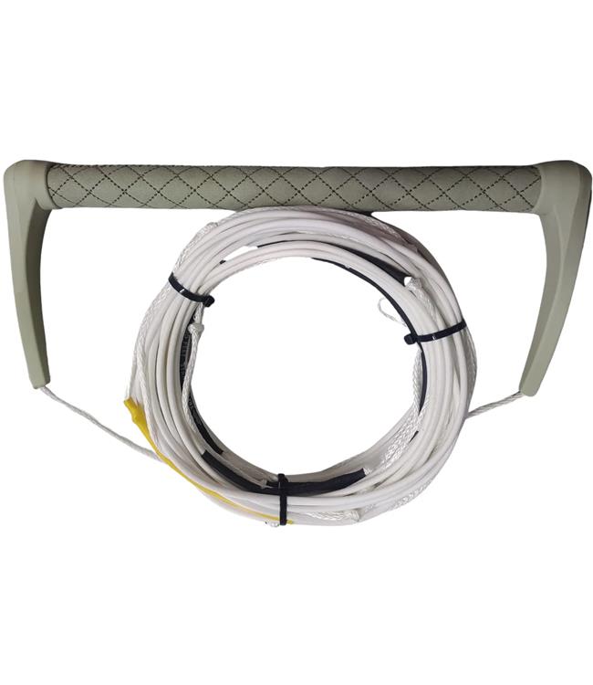 Straightline Raw Wakeboard Rope & Handle - alternate angle showing handle bar and mainline