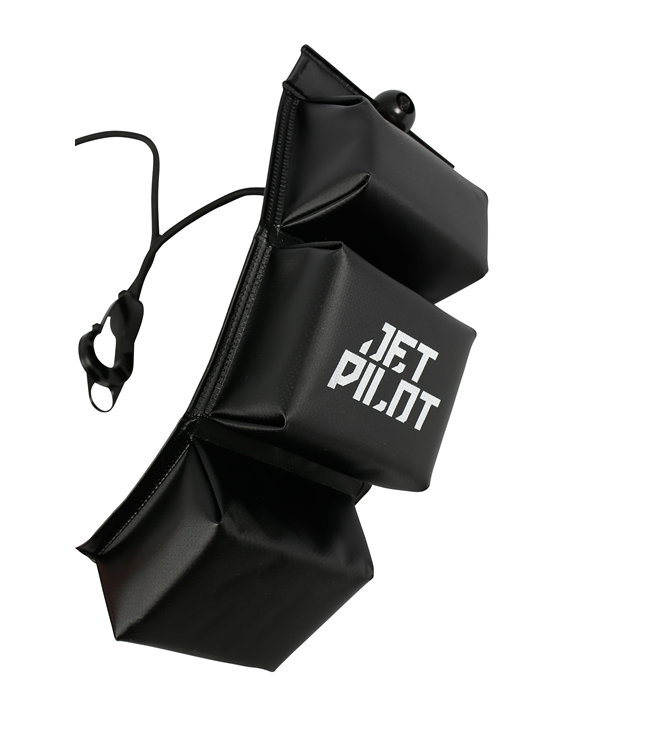 Jetpilot Flexi Fender flexible rubber hull bumper showing curved profile for jet ski docking