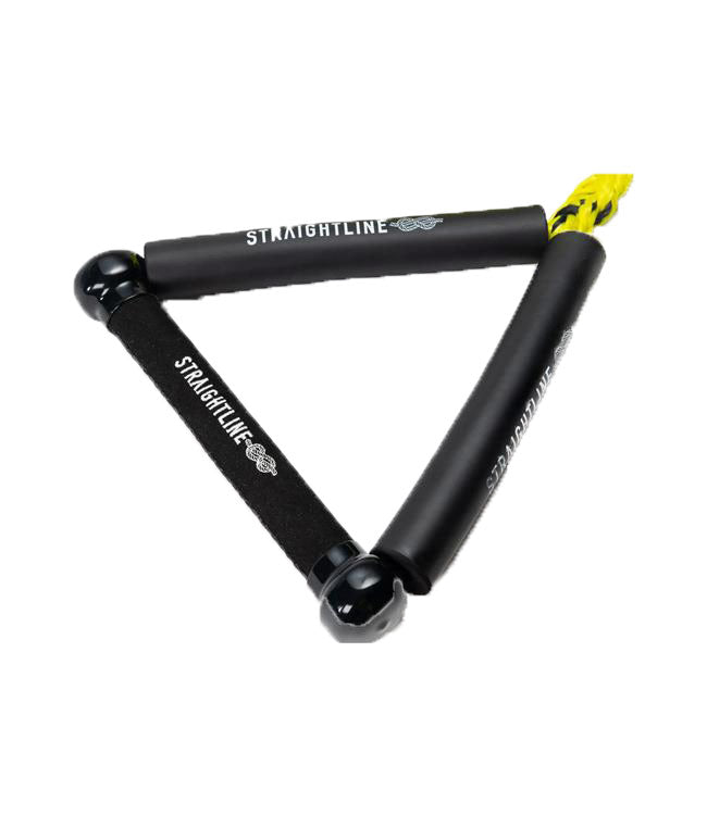 Straightline Surf Rope and Handle - inset detail of suede grip texture and stitching on the handle bar