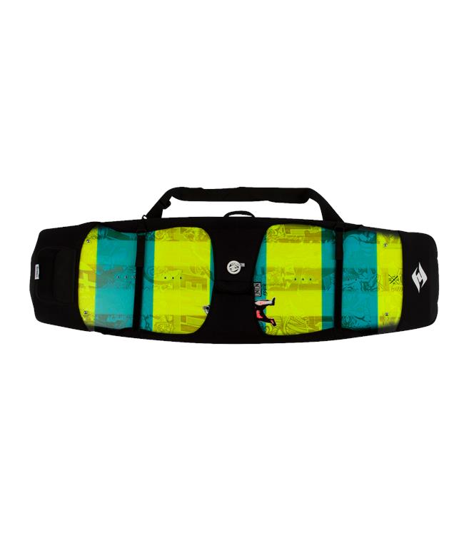 Hyperlite Wakeboard Rubber Wrap – neoprene wakeboard cover with velcro closure and padded shoulder strap