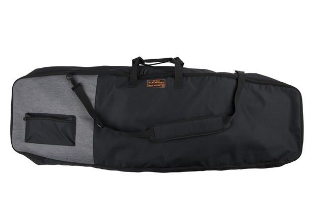 Ronix Collateral Wakeboard Bag – top-down view of the unpadded board bag and external accessory pocket