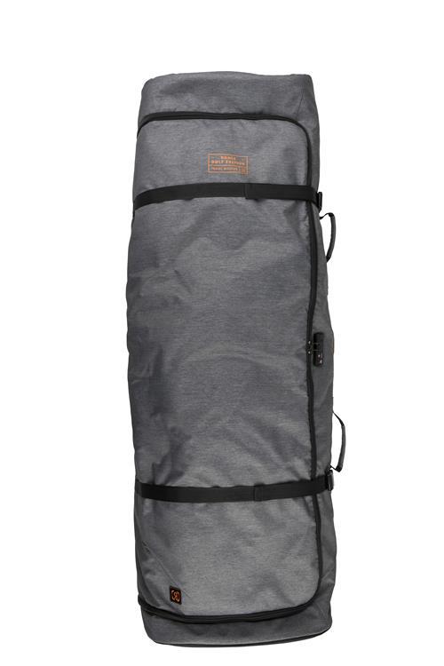 Ronix Links Padded Wheelie Wakeboard Bag – top-down view showing external pockets and YKK perimeter zipper