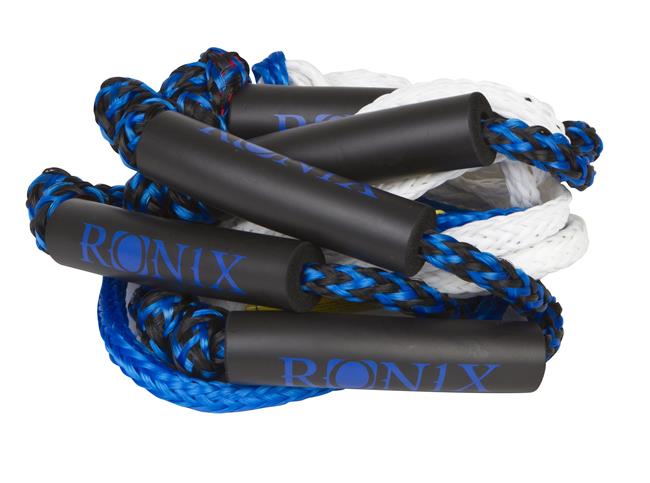 Ronix Wakesurf Rope No Handle - coiled 25ft braided wakesurf line with no handle attached, designed for experienced surfers
