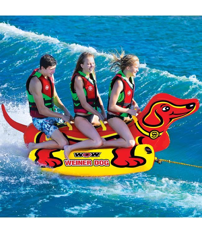 WOW Wiener Dog 3 Ski Tube - Waterskiers World