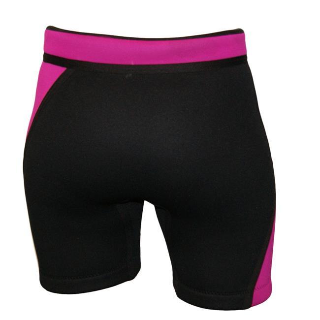 Wing Womens 3mm Wetsuit Shorts (2018) - Pink Back