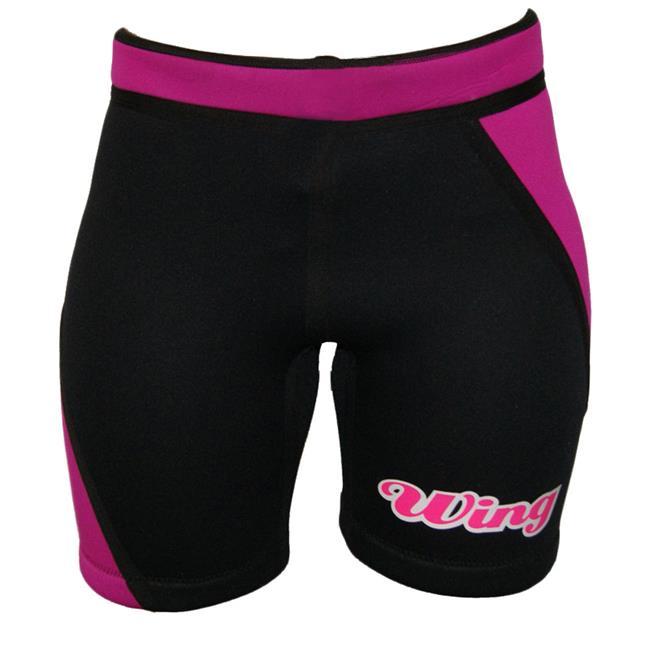 Wing Womens 3mm Wetsuit Shorts (2018) - Pink Front