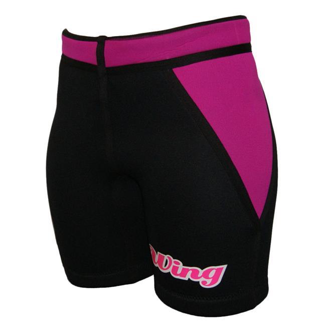 Wing Womens 3mm Wetsuit Shorts (2018) - Pink Side 1