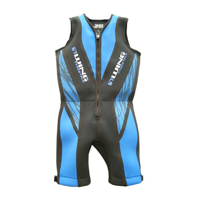 Wing Freestyle Boys Buoyancy Suit (2018) - Blue front