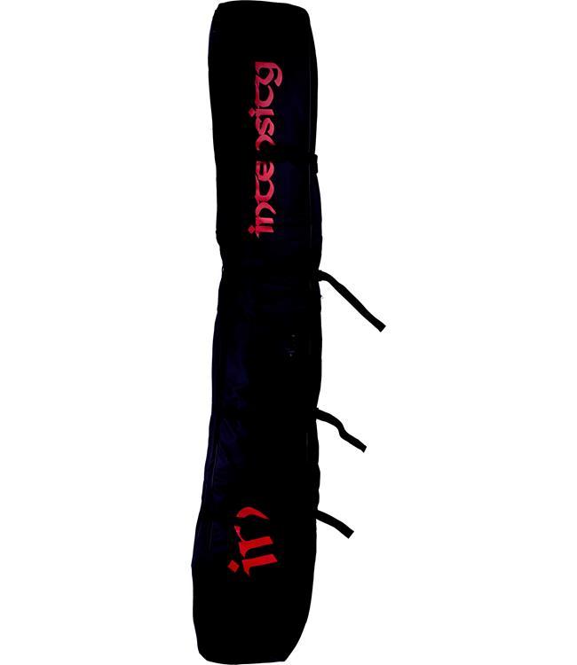 Williams 1 Event Roller Bag end view showing dual end carry handles, internal cinch straps, and heavy-duty zip