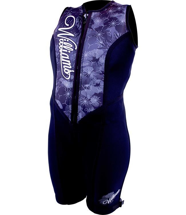 Williams Eden Womens Buoyancy Suit (2019) - Black