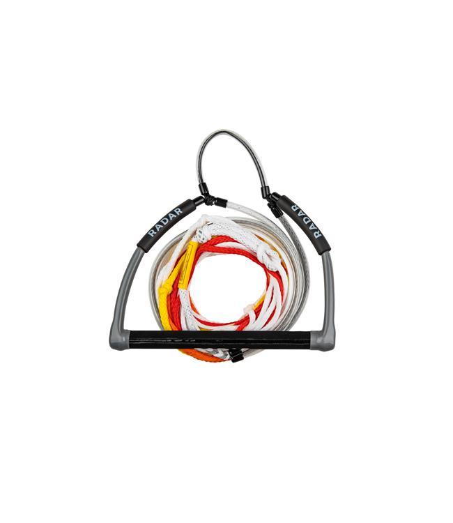 Radar Deep-V Diamond Grip Package - top view showing the diamond grip handle and slalom rope