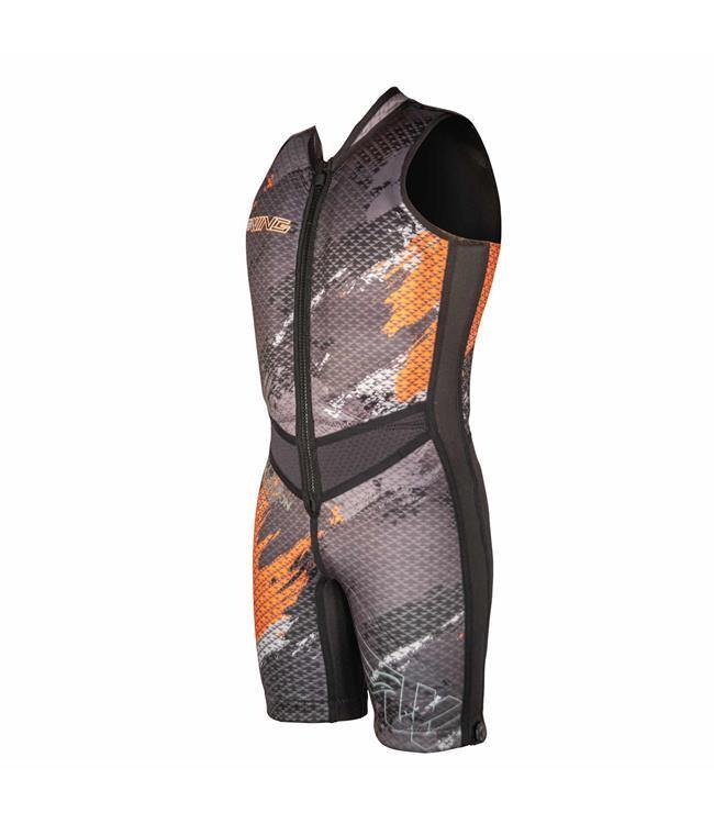 Wing Keenan Derry Pro Barefoot Suit (2022) - ORANGE - Waterskiers World