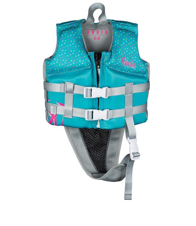 Ronix August Girls Life Vest (2021) - Blue - Waterskiers World