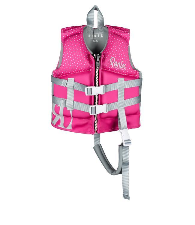 Ronix August Girls Life Vest (2021) - Pink - Waterskiers World