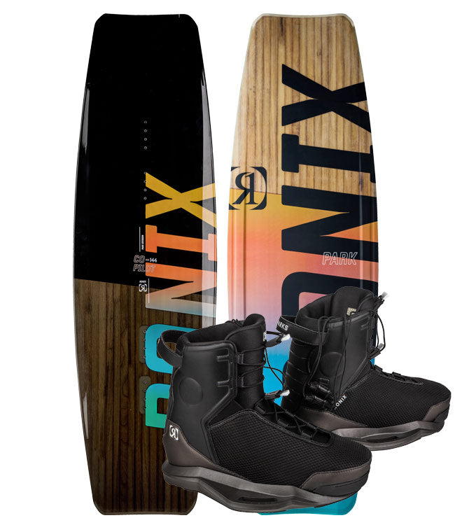 Ronix Co Pilot Wakeboard Package with Parks Boots (2022) - Waterskiers World
