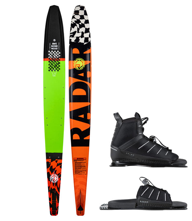Radar TRA Boys Slalom Ski with Prime Boot & ARTP (2022) - Waterskiers World