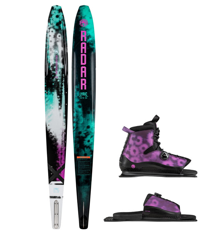 Radar Lyric Slalom Ski with Lyric BOA Boot & BOA RTP (2022) - Waterskiers World
