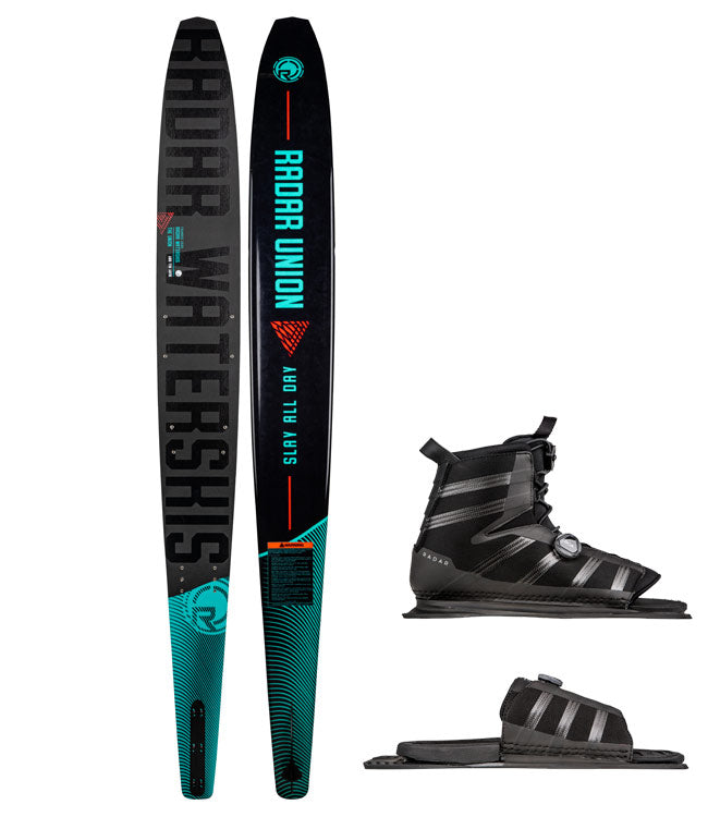 Radar Union Slalom Ski with Vector BOA Boot & BOA RTP (2022) - Waterskiers World