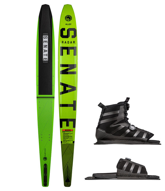 Radar Senate Alloy Slalom Ski with Vector BOA Boot & BOA RTP (2022) - Waterskiers World