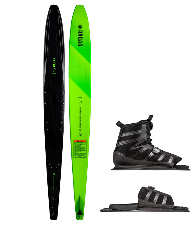 Radar Vapor Graphite Slalom Ski with Vector BOA Boot & BOA RTP (2022) - Waterskiers World