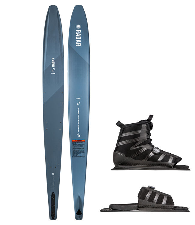 Radar Vapor Lithium Slalom Ski with Vector BOA Boot & BOA RTP (2022) - Waterskiers World