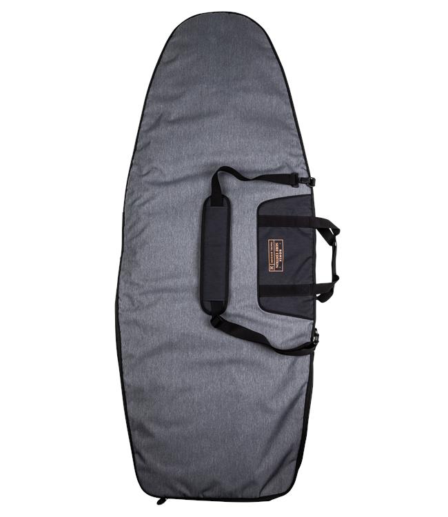 Ronix Dempsey Surf Bag - base view of large size wakesurf board bag showing reinforced underside and zipper